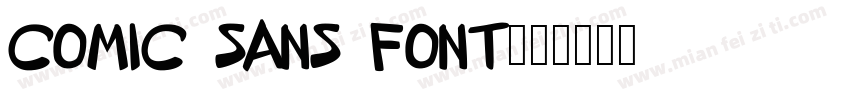 comic sans font字体转换